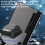 2 in 1 Windproof Jet Flame Butane Cigarette Case Lighter for Men, Refillable and Compact Design 5