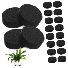 20pcs Plant Pot Feet Rubber Pot Riser Stand Anti Slip Base Improved Drainage for Garden Outdoor
