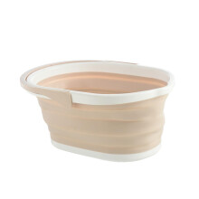 Collapsible Foldable Mop Bucket with Handle, SpaceSaving NoSpill Cleaning Bucket for Home and Office