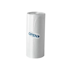 White Bathroom Trash Bags TearResistant Design Easy Disposal Handling Secure Bin Fit