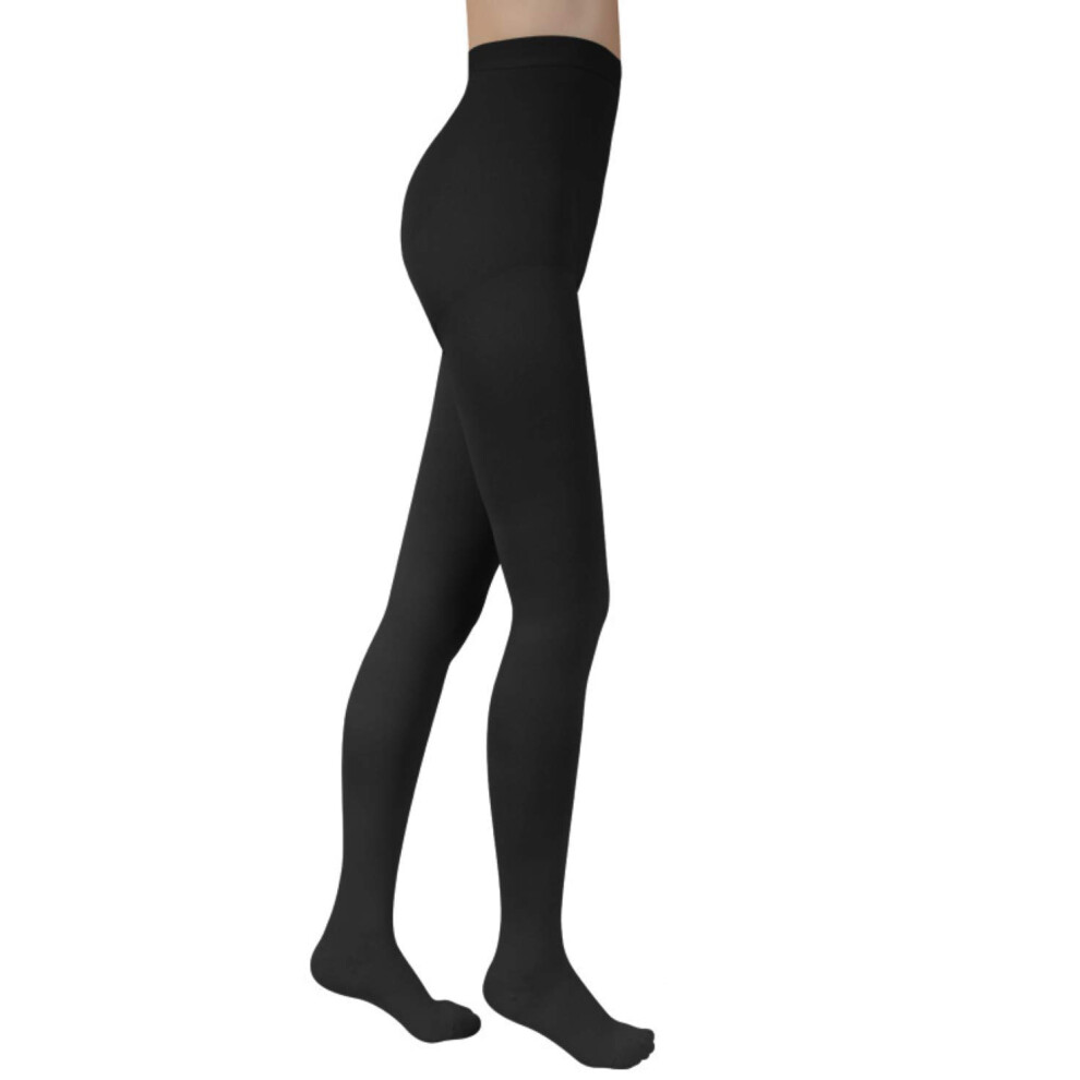 Black Extra Firm 3040Mmhg Compression Stockings Closed Toe Medical Pantyhose For Varicose Veins Relief Xl