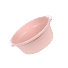 2pcs Large Plastic Wash Basin for Bathroom and Kitchen Pink Multipurpose Foot Soaking Tub with AntiSlip and OdorResistant Design
