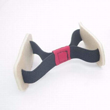 Toe Separator Orthopedic Toe Corrector with Soft Flexible Cloth Big Toe Splint Nude Color