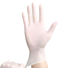 Disposable Nitrile Food Prep Gloves 5.5 Mil Extra Thick Latex Comfort Fit Grip 100 Pack for Kitchen and Cleaning