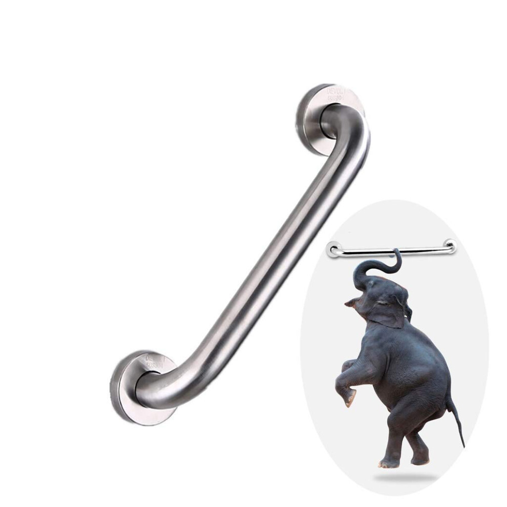 Bathroom Grab Bar 45cm Stainless Steel Handrail Non Slip Sturdy Wall Mounted Safety Support for Elderly Disabled Shower Toilet