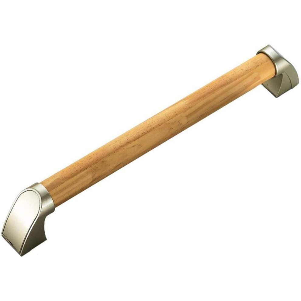 Bathroom Safety Handrail Solid Wood 54cm Grab Bar for Elderly with Ergonomic Nonslip Grip 100kg Load Capacity