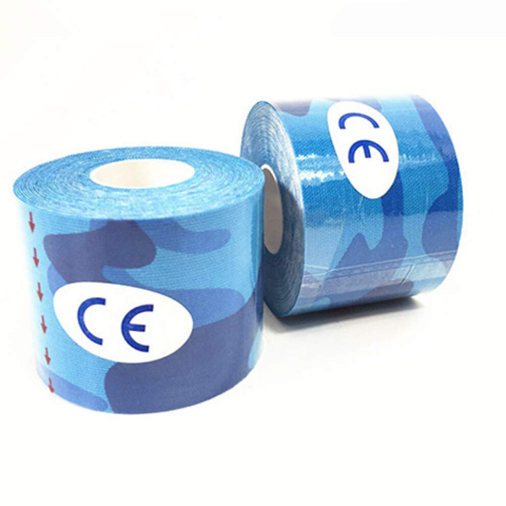 Kinesiology Tape 2 Sizes Athletic Tape for Muscle Support and Recovery, Water Resistant Breathable Cotton