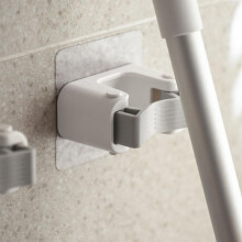 Broom Holder Wall Mount Self Adhesive Mop and Broom Organizer with NonSlip Grip Single Slot