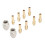 Drill Chuck Collet Set Brass 10PCS Keyless Electric Fast Change Adapter 4