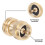 Propane Refill Adapter with Automatic Pressure Cutoff, Durable Brass 1lb Tank Adapter for Easy Use 4