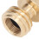 Propane Refill Adapter with Automatic Pressure Cutoff, Durable Brass 1lb Tank Adapter for Easy Use 5