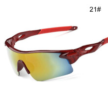 (21) Mens Cycling Glasses for Outdoor Sport PC Frame Anti-Fog Goggles Sports Eyewears for Baseball Fishing Ski Running