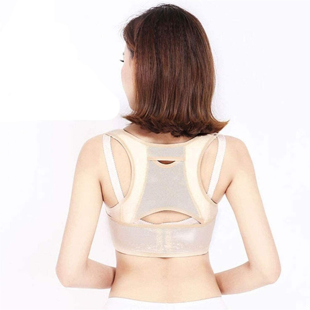 Adjustable Back Posture Corrector for Women and Men, Breathable Upper Back and Shoulder Support Brace XL