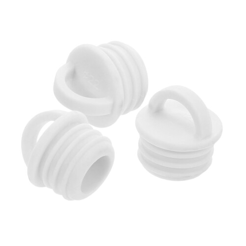 3pcs Mop Bucket Drain Plug Set, Leakproof Rubber Stopper, Durable Universal Replacement