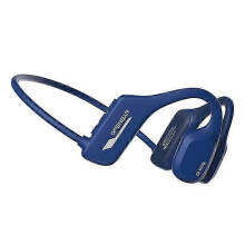 (Blue) Openear Bone X2 IP68 Waterproof Bone Conduction Bluetooth Headphones with 8G Memory for Swimming