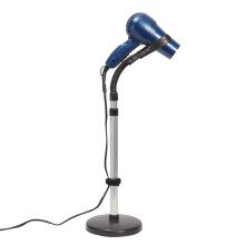 Hands Hair Dryer Holder with Adjustable Height and 360 Rotating Stand for Styling