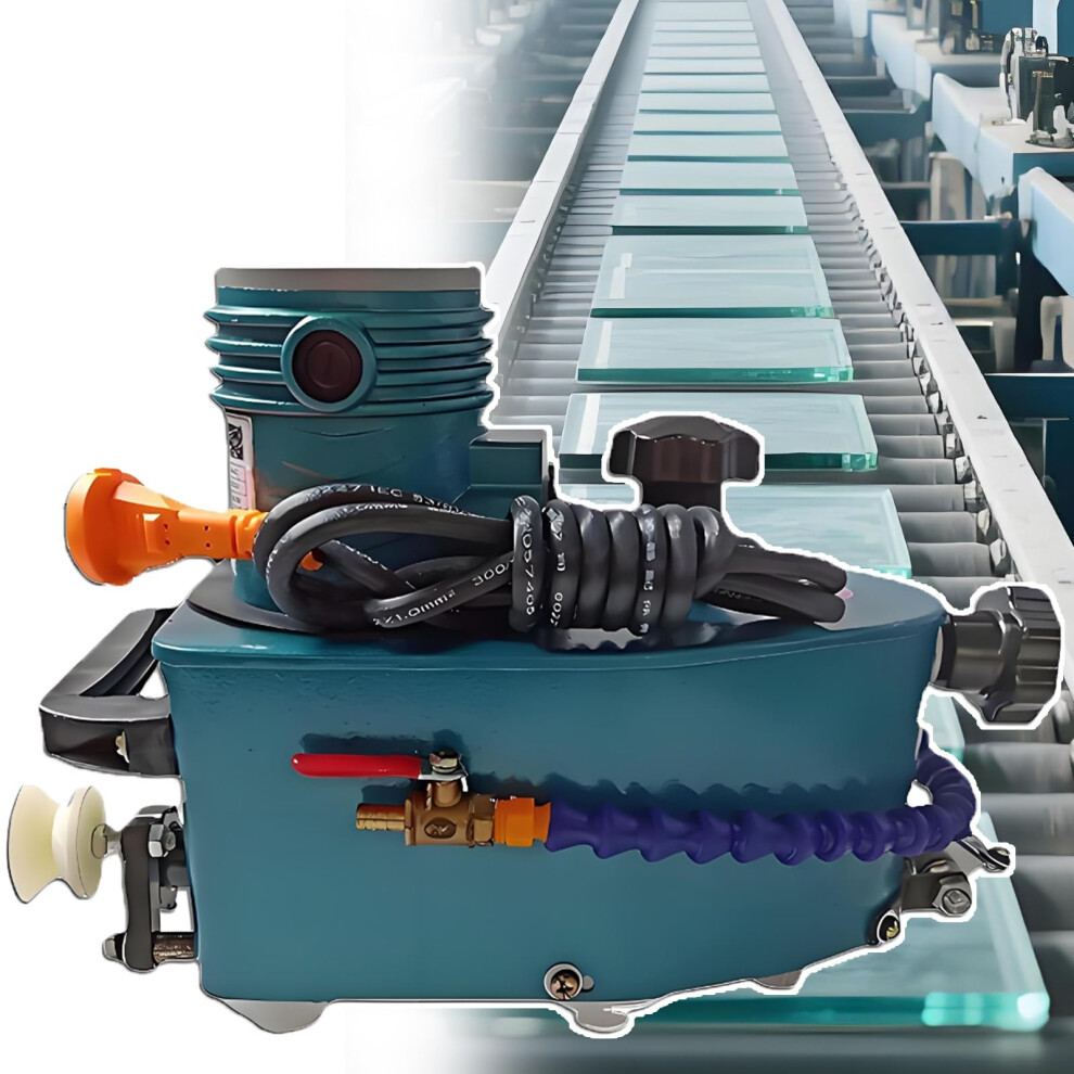 800W Portable Glass Edge Polishing Machine For 5Â12Mm Glass, Speed Beveling Grinder Tool 9330225376903