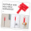 10pcs Mop Handle End Cap with Secure Hook for Broom Handle Replacement Indoor Outdoor Use 3
