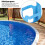 Poolside Cup Holder ABS Blue 9.3x8.7x9 cm 1pc 4