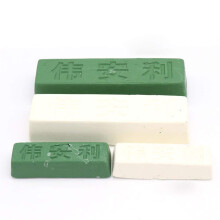 Metal Polishing Compound Green Buffing Wax Bar for Stainless Steel Brass Jewelry Smooth Finish Restoration
