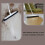 Broom and Dustpan Set with Self‑Cleaning Bristle Comb, Ergonomic Long Handle, Foldable Space‑Saving Design 4