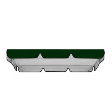 (Army Green) Shade For Patio Outside Double Outdoor Garden Swings-Cover Canopy Replacement Shade Cloth 195*125*15Cm