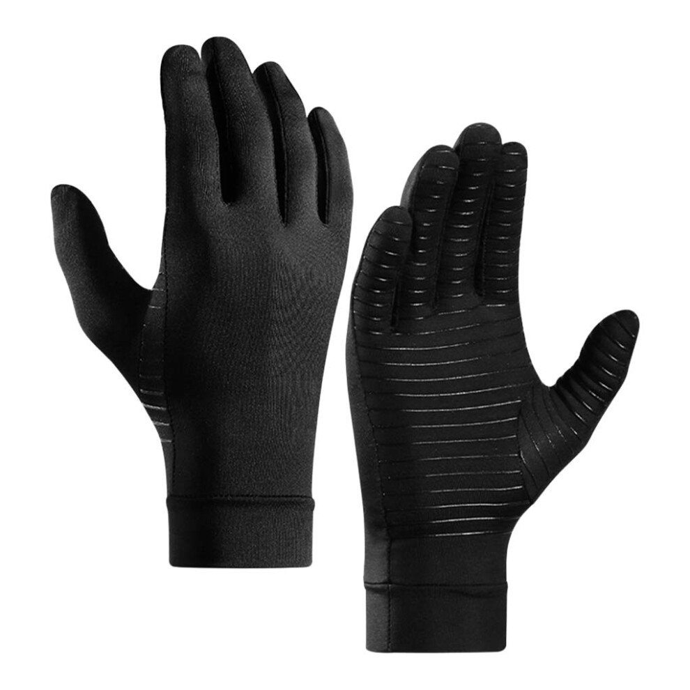 Fingerless Arthritis Compression Gloves for Pain Relief and Support, Breathable Stretch Fabric, AntiSlip Grip