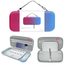 (Red Blue) For Switch 2 Carrying Case, Portable Travel Carrying Case Pouch For Switch 2 Game Console, For Switch 2 Game Accessories