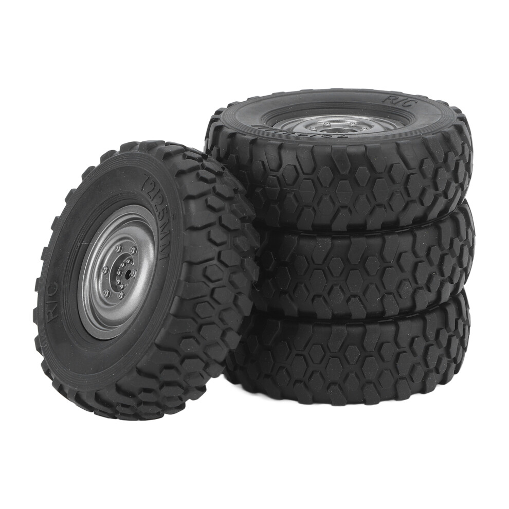 4Pc 5Mm Hex Rc 7.3X2.4cm For Wpl B14/B24 Black 7901393695442