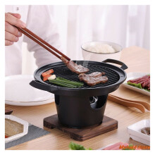 Portable BBQ Grill with Fast Assembly and Nonstick Surface, Compact Smokeless Mini Outdoor Grill for Camping