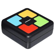(C) Kids Adult Electronic Memory Game With Lights And Sounds Sequence Remember Challenge Game Brain Teaser Puzzle Portable Travel Toy