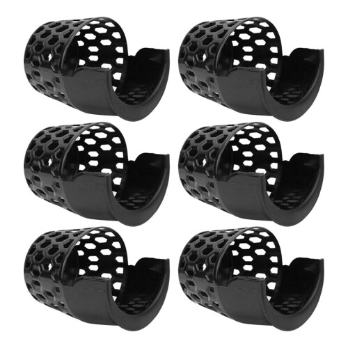 Durable 6PCS Billiard Table Pockets Set, Universal Fit Plastic Snooker Baskets 16cm