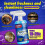 Multi Purpose Cleaner Spray with Foaming Deep Clean, Lemon Scent, Refillable Bottle Tablets Kit 3