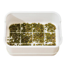 Seed Sprouting Tray with Lid, DualLayer Soil Design and Efficient Drainage for Beans and Wheatgrass