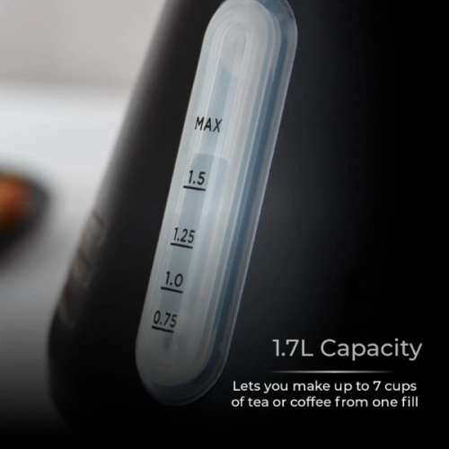Tower Ash Black 1.7L Kettle & 2-Slice Toaster Set 2