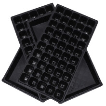 4Pcs Seed Starter Trays for Greenhouse and Indoor Gardening, Deep Cells for Vegetables and Succulents