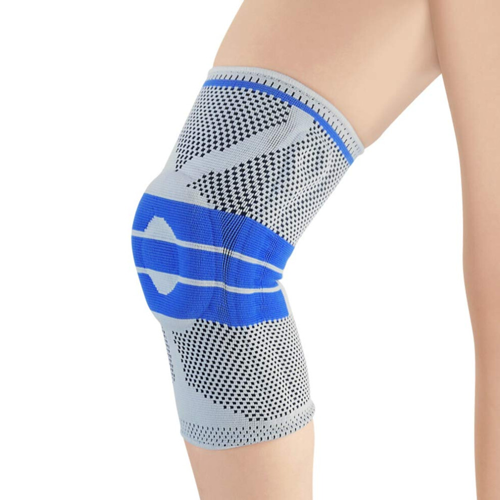 Knee Brace with Side Stabilizers for Meniscus Tear and Arthritis Pain Relief, Breathable Compression Sleeve XL