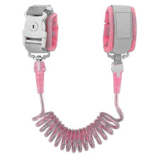 (2.5m, Pink) Toddler Leash,Kid Leash Anti Lost Wrist Link With Key Lock Baby Leash With Safety