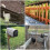 Fence Post  Kit 2PCS Wood Post Support Bracket for Leaning Fence Deck Railing Mailbox Stabilizer 4