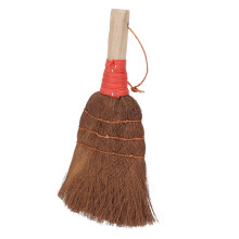 Mini Broom Set with Palm Fiber Bristles, Compact Ergonomic Design for Quick Desk and Kitchen Cleaning