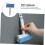 DoubleSided Window Squeegee Glass Cleaner for Bathroom Kitchen, Streak MultiSurface Use 3