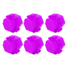 Microblading Ink Cups 200pcs Honeycomb Shape Tattoo Pigment Cups Purple Design