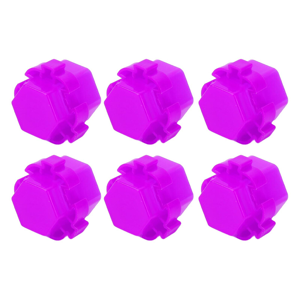Purple Microblading Ink Cups 200Pcs Honeycomb Shape Tattoo Pigment Cups Design