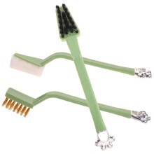 Dish Brush with Ergonomic Non‑Slip Handle, 3pcs Scrub Brush Set for Pots, Pans and Kitchen Cleaning