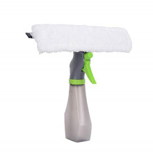 3 in 1 Window Cleaning Kit with Detachable Spray Bottle, Streak Squeegee and Extendable Handle for Home and Bathroom