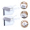 Mini Broom and Dustpan Set with Dense Bristles Desktop Cleaning Brush Compact Kitchen Tools 2 Sets 3