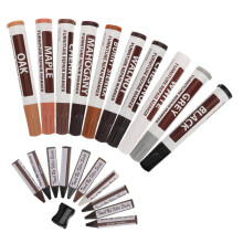 Wood Furniture Kit 21 Pcs Furniture Touch Up Markers and Wax Crayons for Quick Scratch Restoration