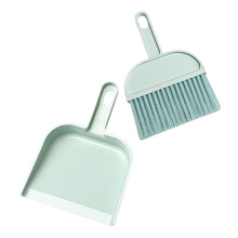 Mini Broom and Dustpan Set Soft Bristle Brush for Table and Desk Cleaning Compact Small Space Use