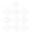 10 Pcs Glue Paddle Mold Guitar Pick Casting Mould Triangle Epoxy 1