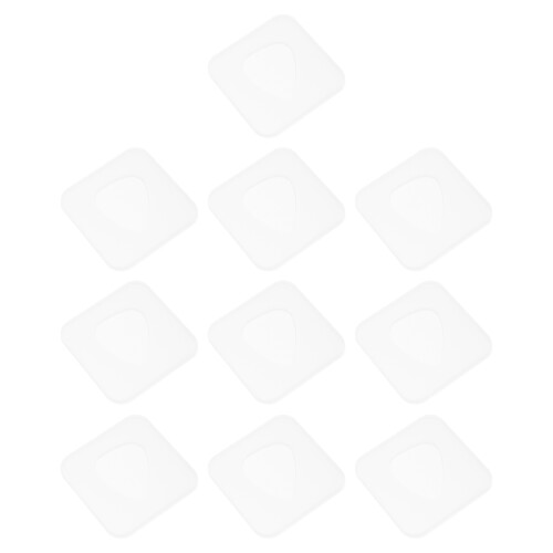10 Pcs Glue Paddle Mold Guitar Pick Casting Mould Triangle Epoxy